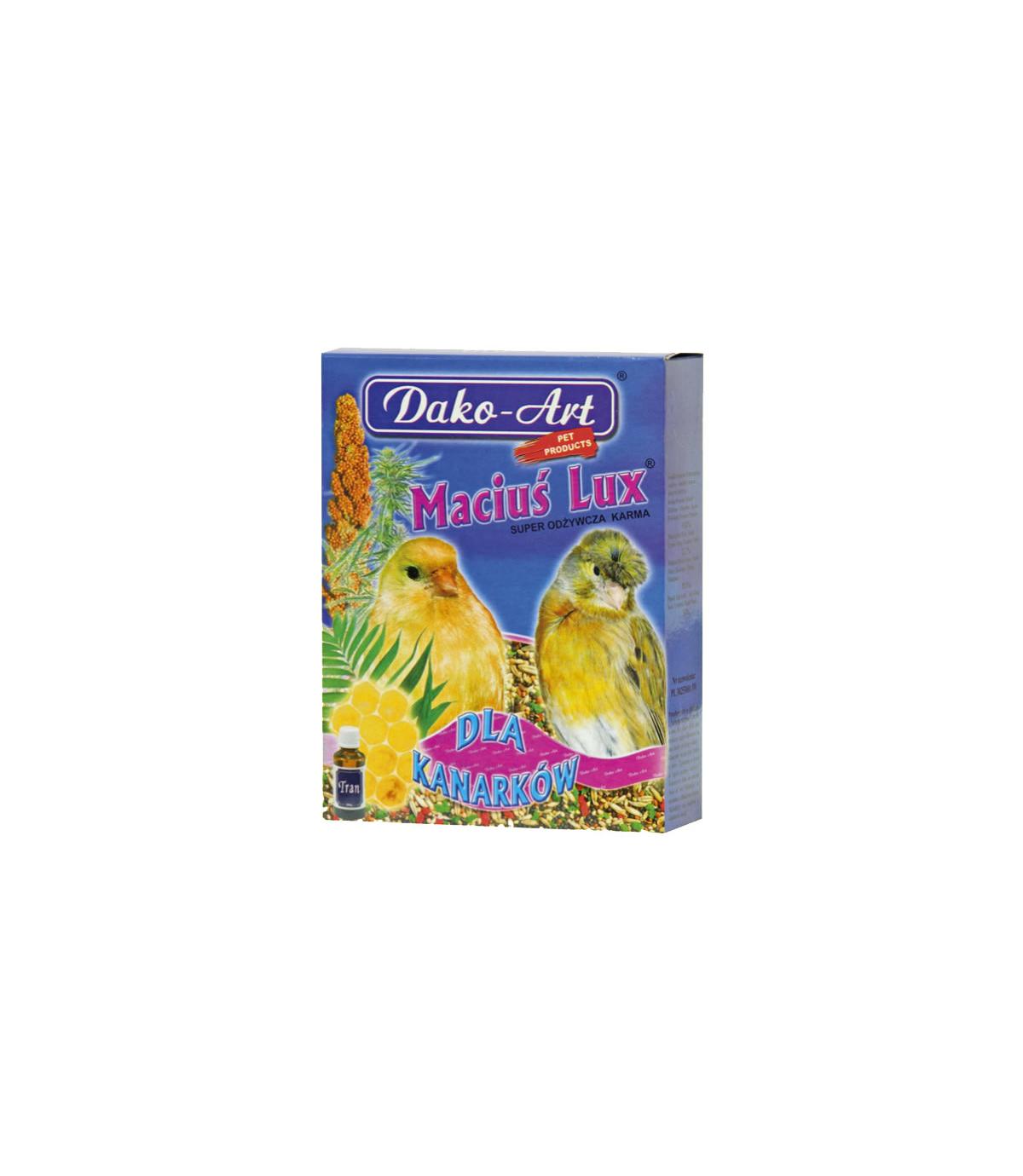 Pokarm dla kanarka Maciuś Lux + tran - 1kg