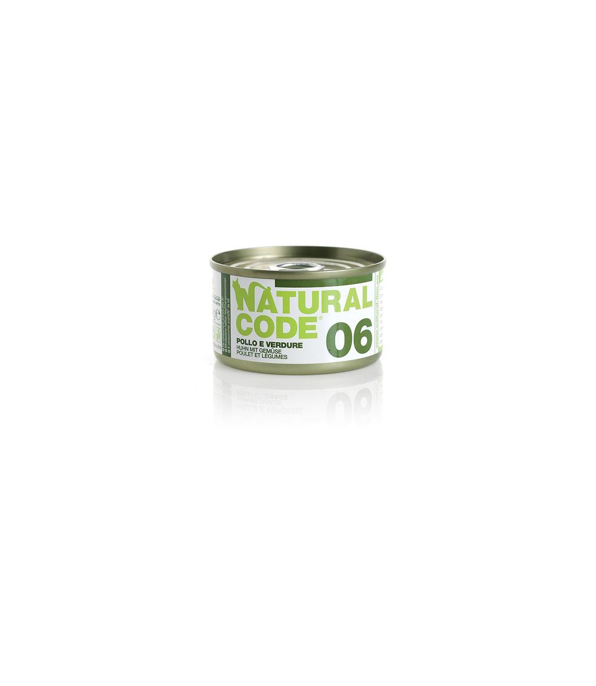 Natural Code Cat 06 Chicken and vegetables 85g