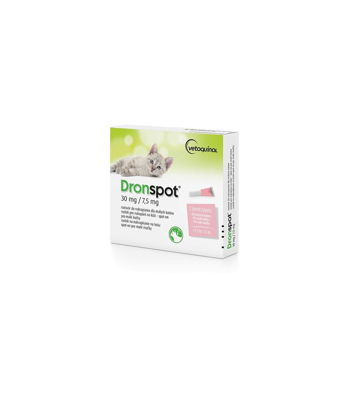 Dronspot 30mg - roztwór dla kotów do 2,5kg
