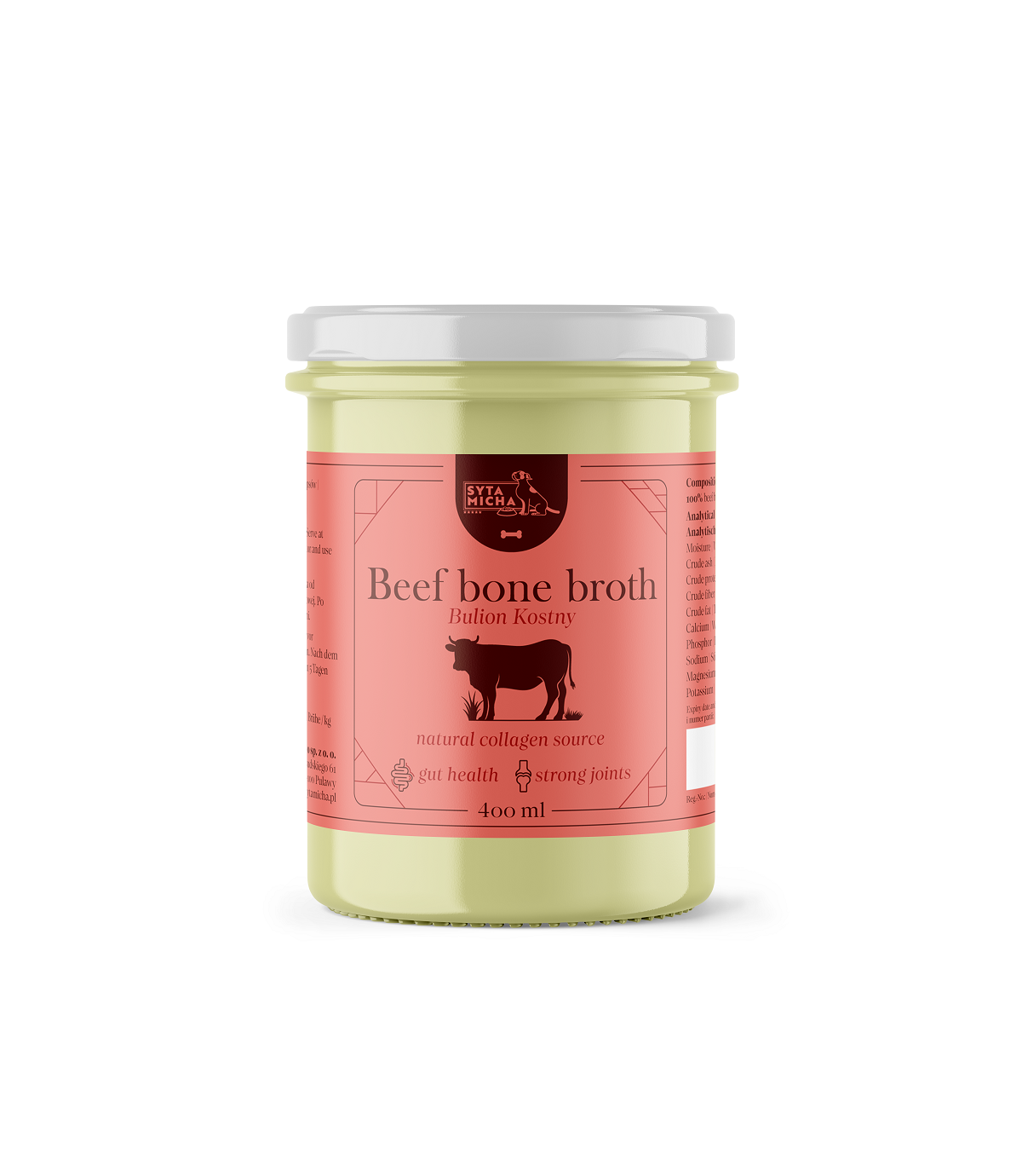 Syta Micha Bulion z kości wołowych 400ml