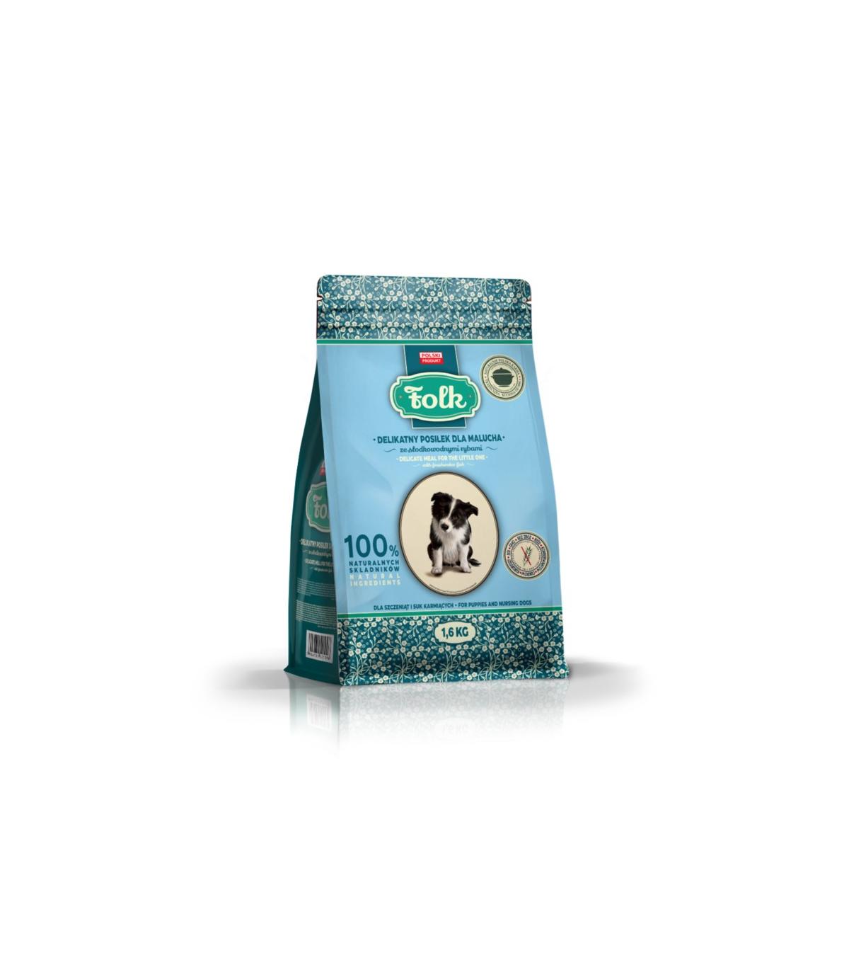 Folk Junior Delikatny posiłek dla malucha ze słodkowodnymi rybami 1,6kg