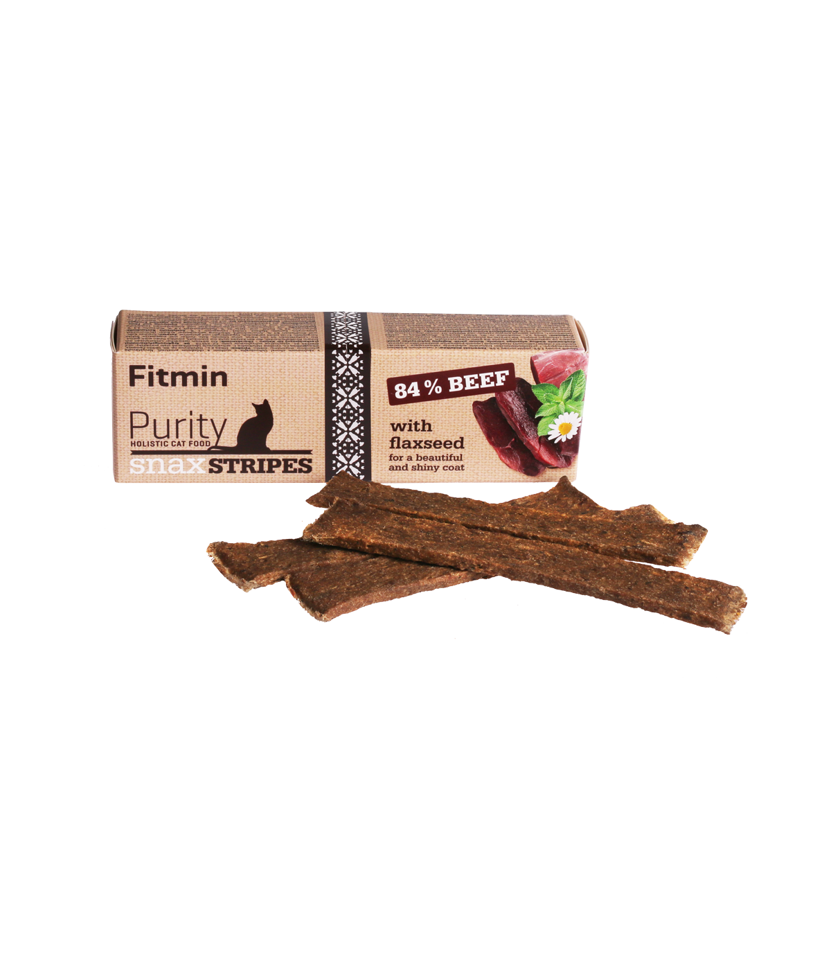 Fitmin Purity Cat Snax Stripes Beef 35g