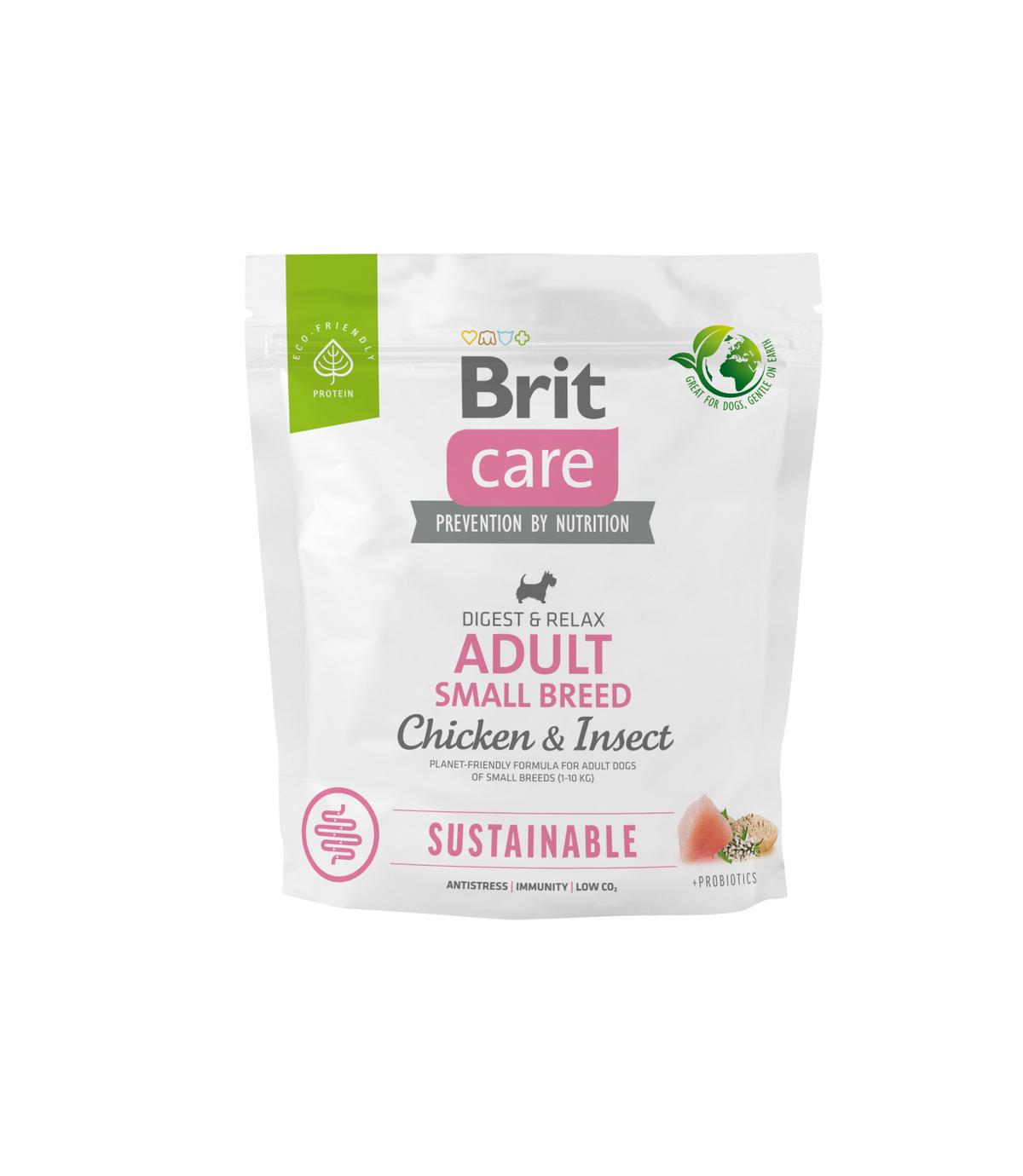 Brit Care Dog Sustainable Adult Small Chicken & Insect 1kg