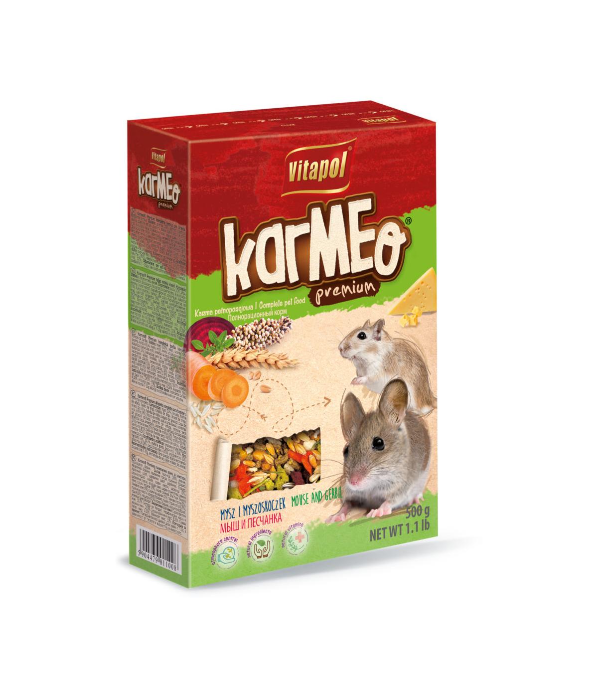 Karma Karmeo dla myszy i myszoskoczków 500g