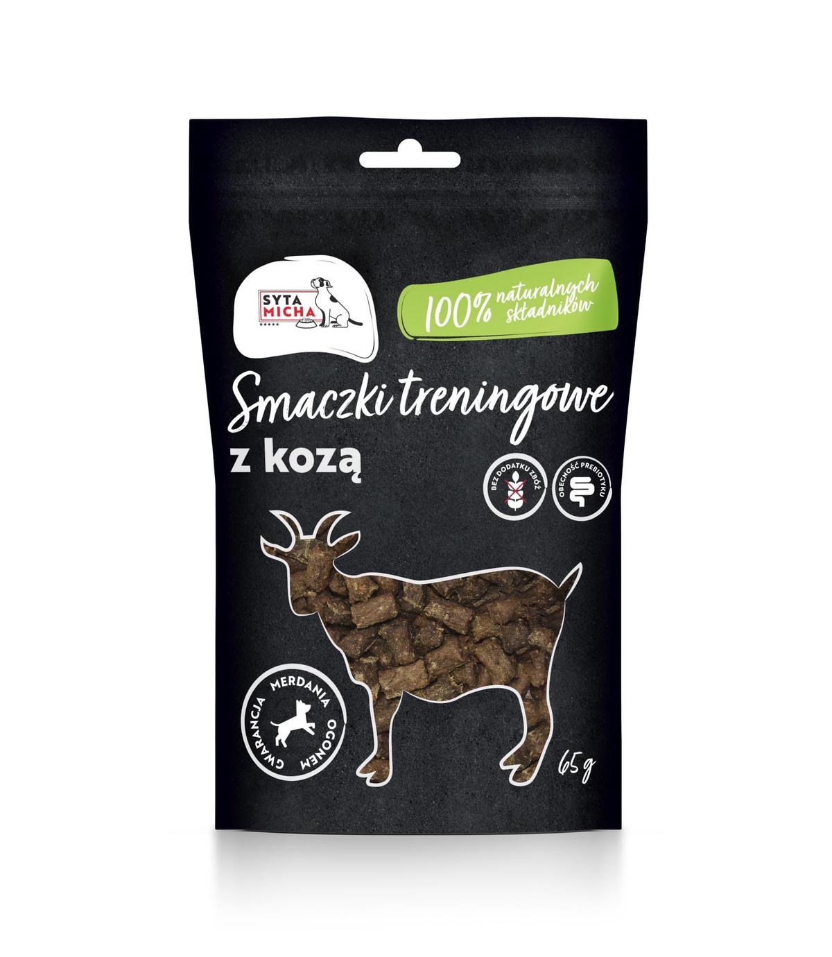 Smaczki treningowe z kozą 65g