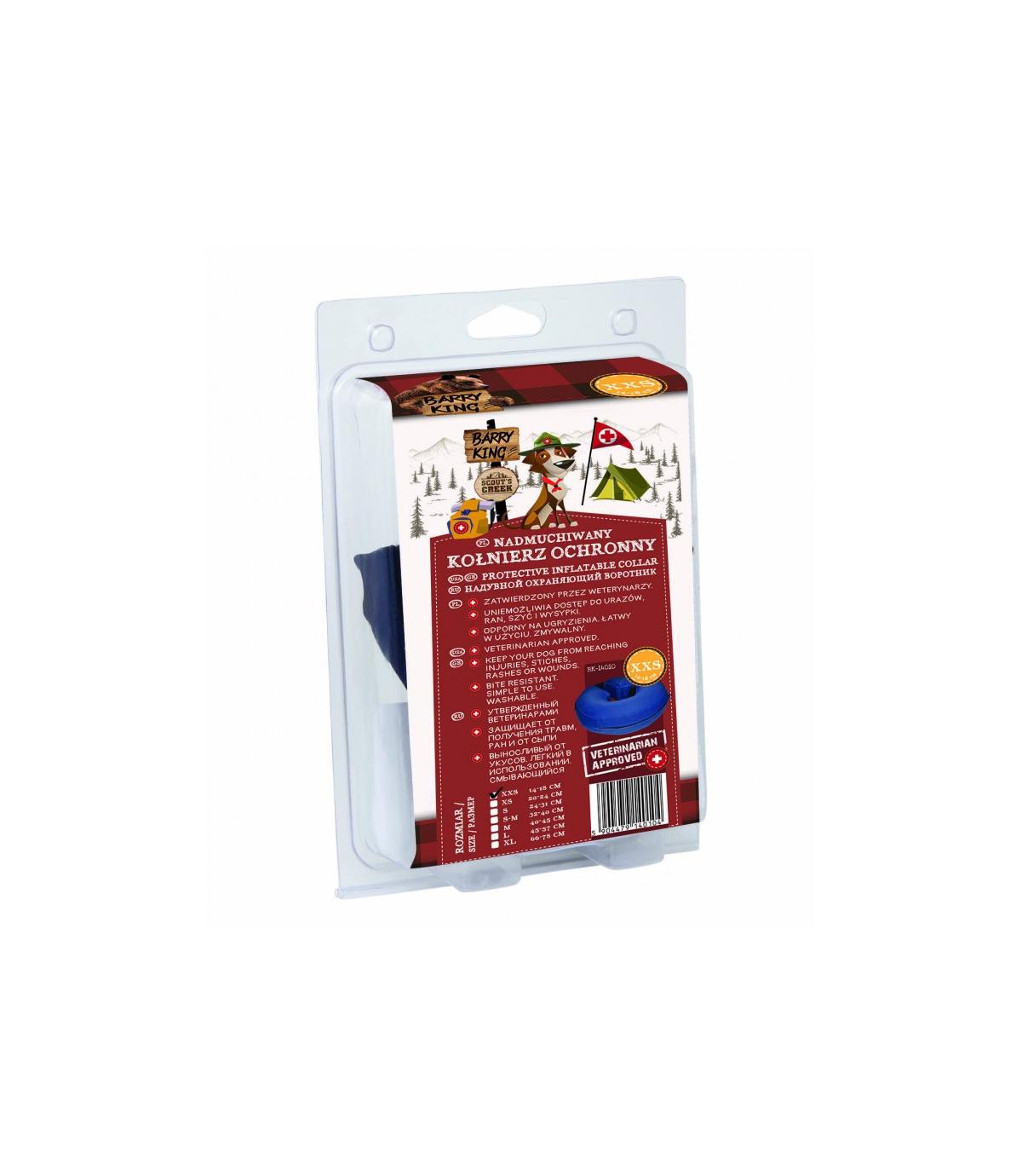 Kołnierz nadmuchiwany ochronny - XXS