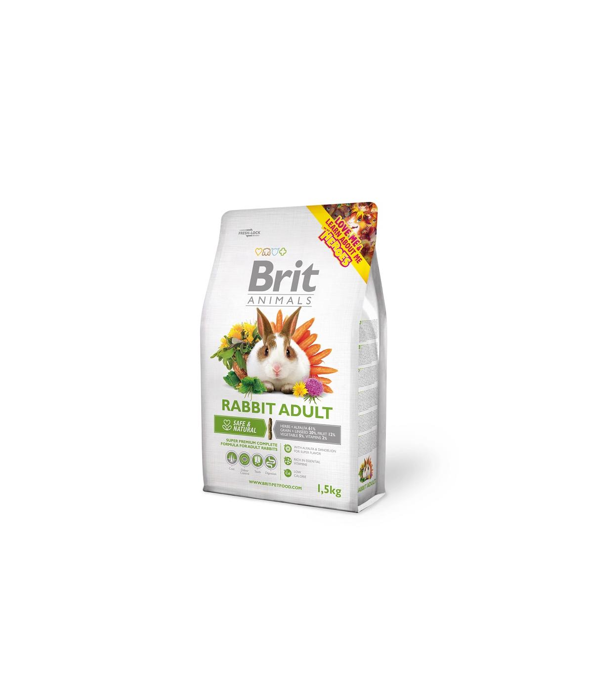 Brit Animals Rabbit Adult 1,5kg
