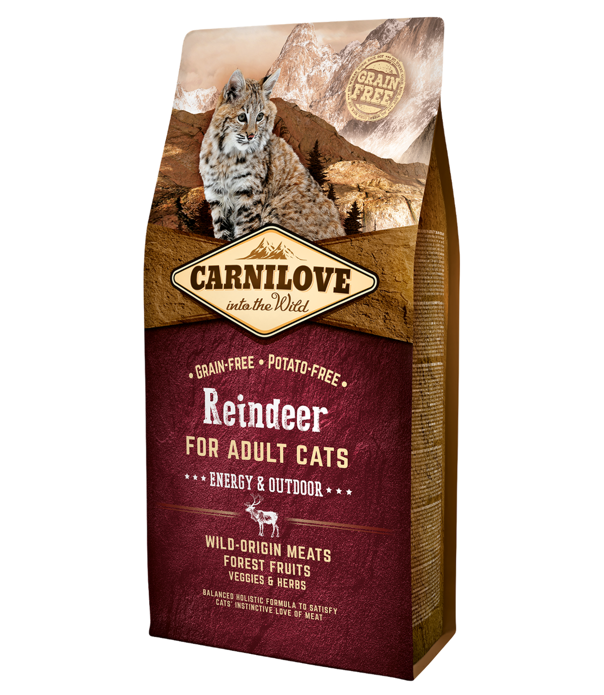 Carnilove Cat Reindeer Energy & Outdoor - 6kg