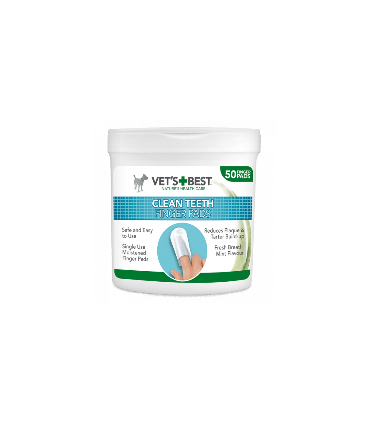 Vet's Best Czyściki do zębów napalcowe 50szt.