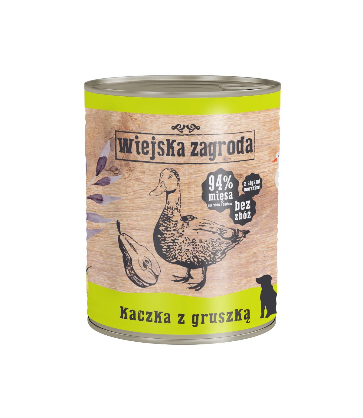 Wiejska Zagroda Kaczka z gruszką 800g