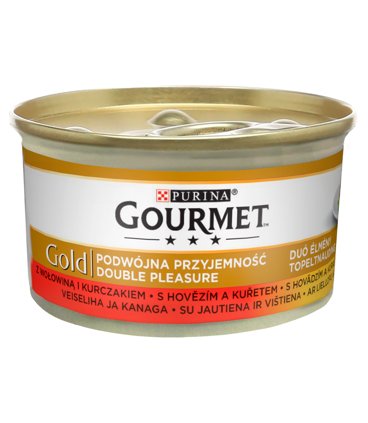 Gourmet Gold 85g - wołowina z kurczakiem w sosie