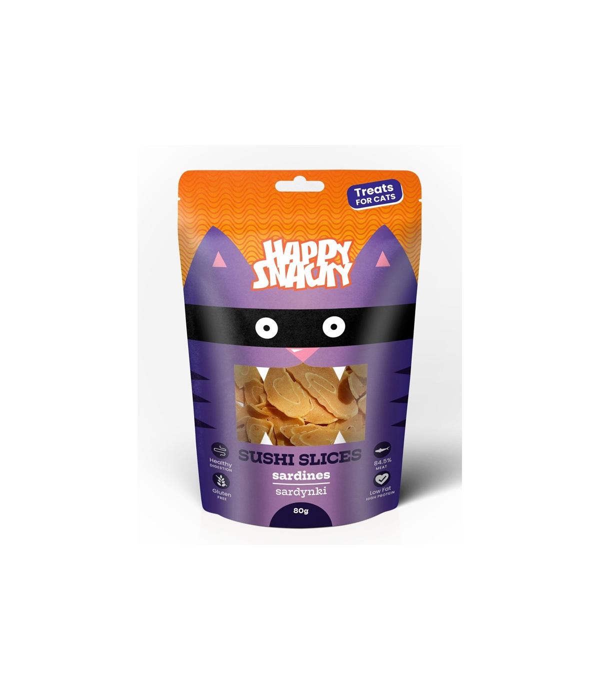 Happy Snacky Plasterki Sushi z sardynki 80g