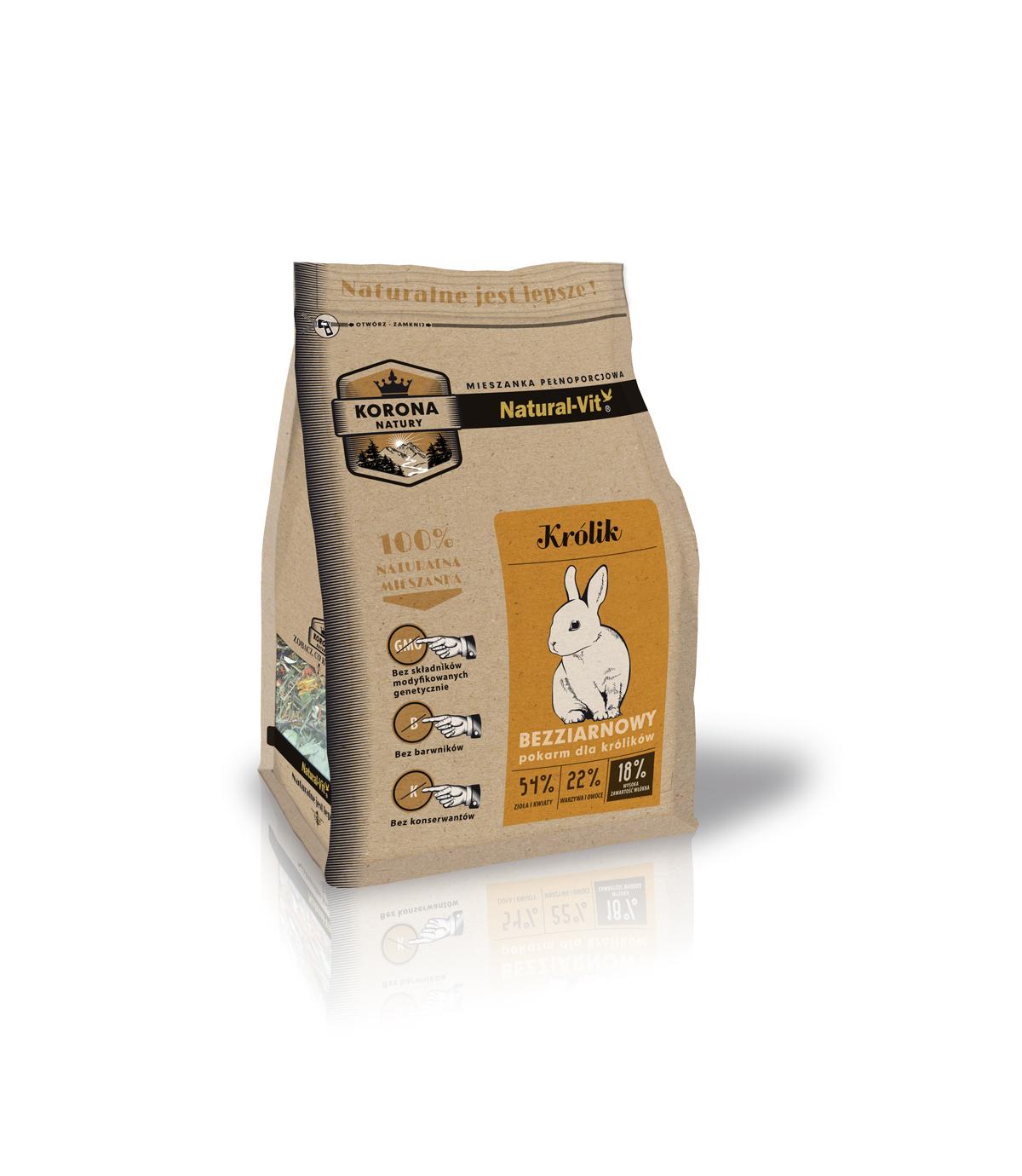 Mieszanka Korona Natury Królik 750g