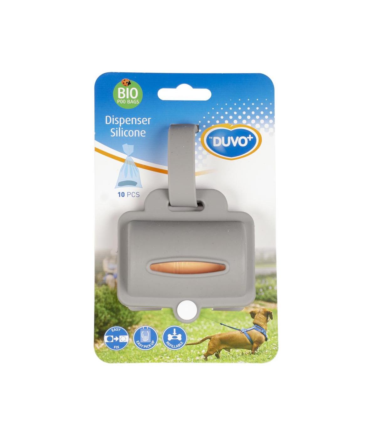 Silikonowy dyspenser z woreczkami na odchody