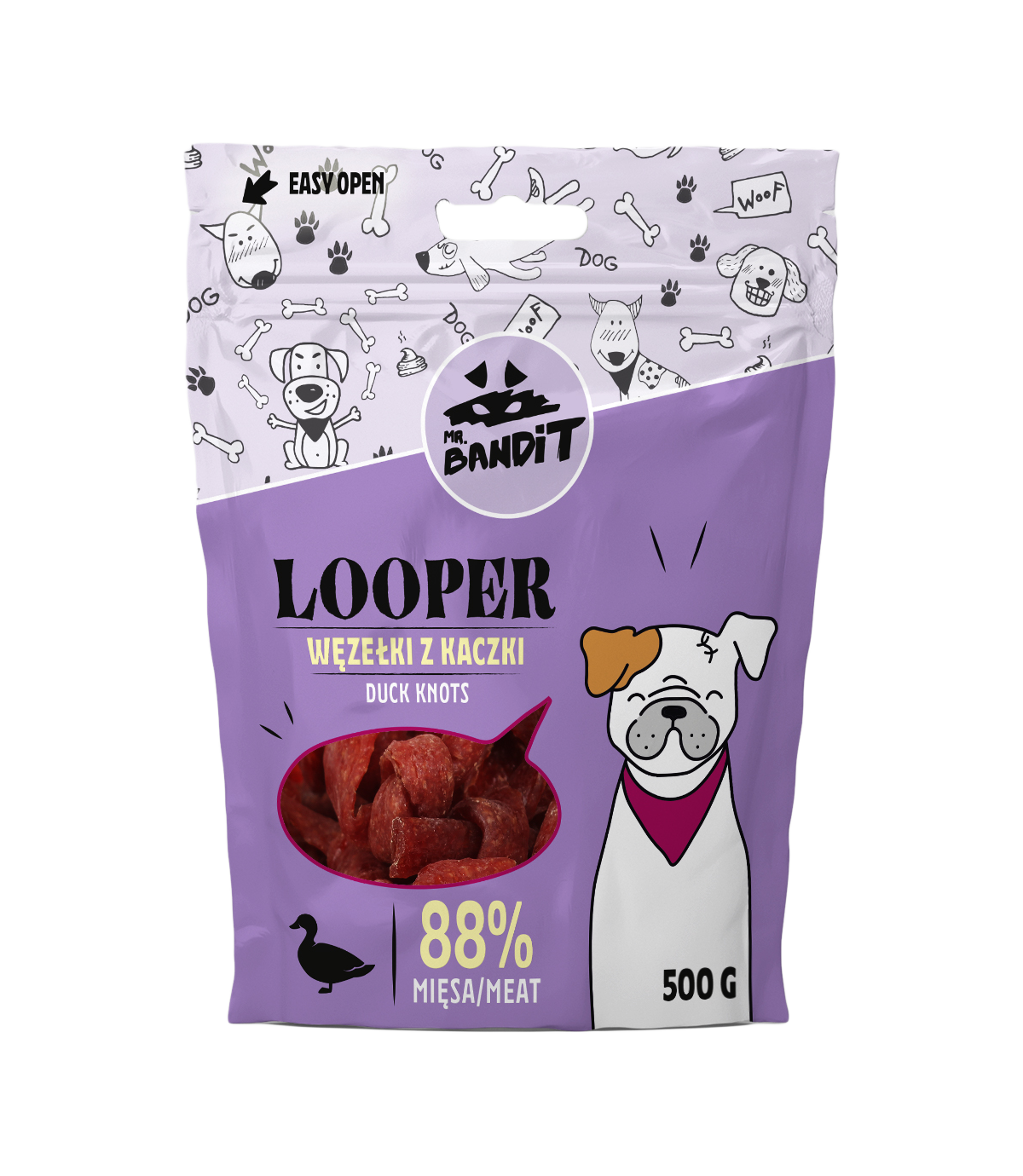 Mr. Bandit Looper Węzełki z kaczki 500g