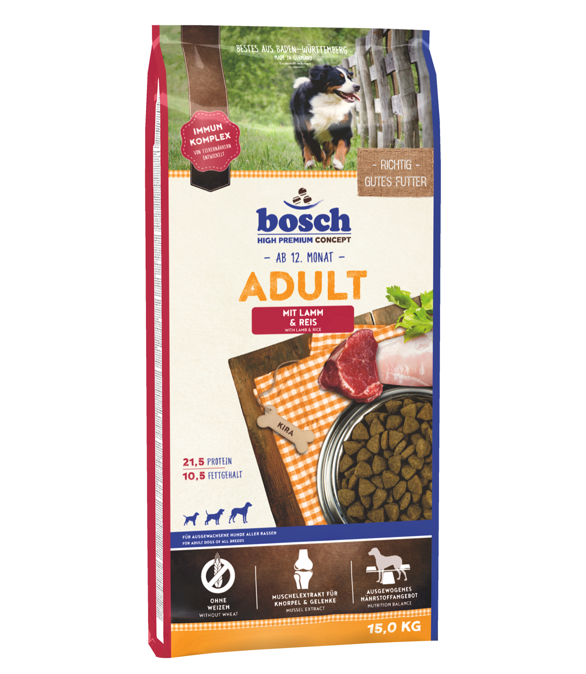Bosch Adult Lamb & Rice - 15kg