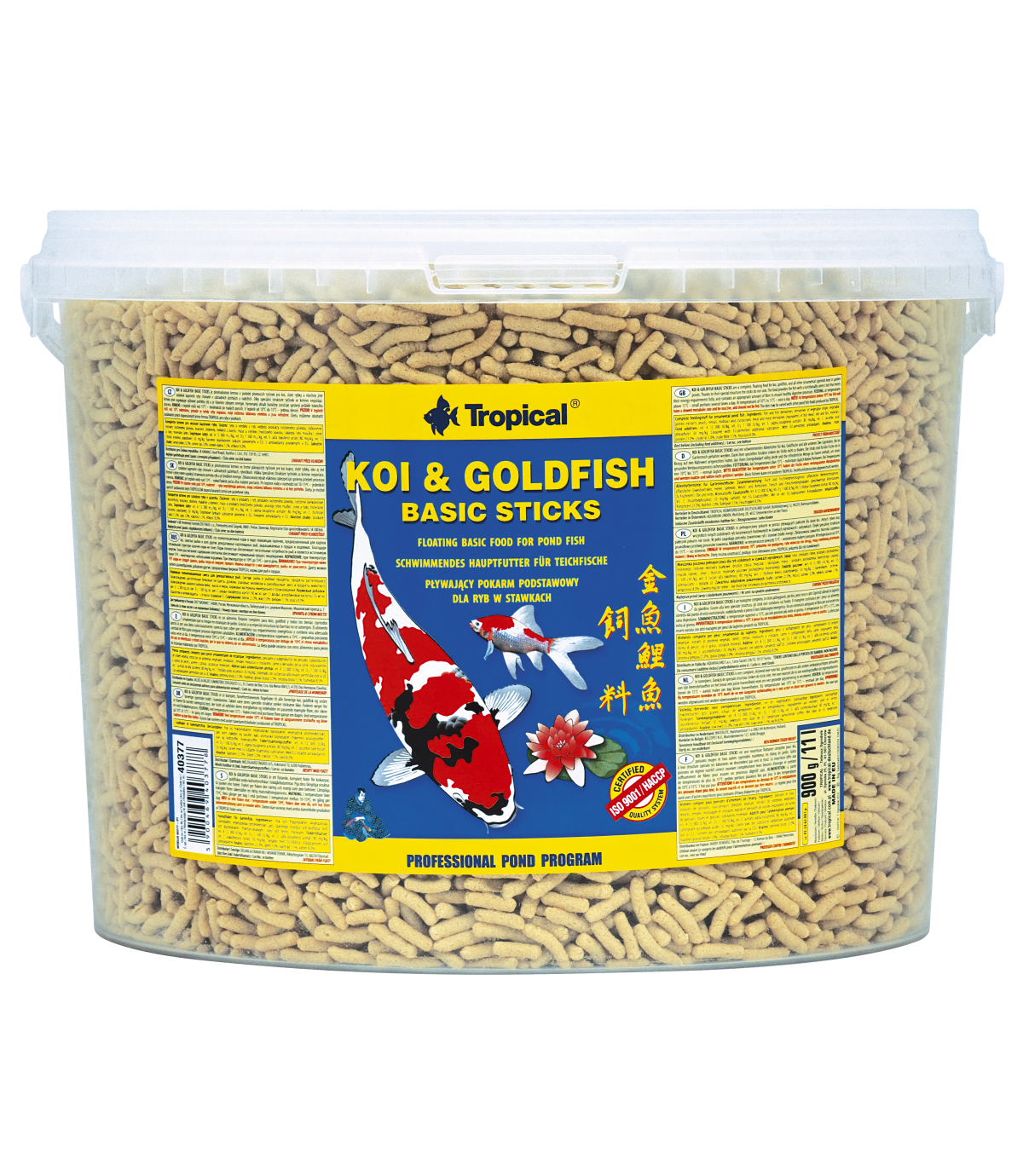 Koi & Goldfish Basic Sticks 11l wiaderko