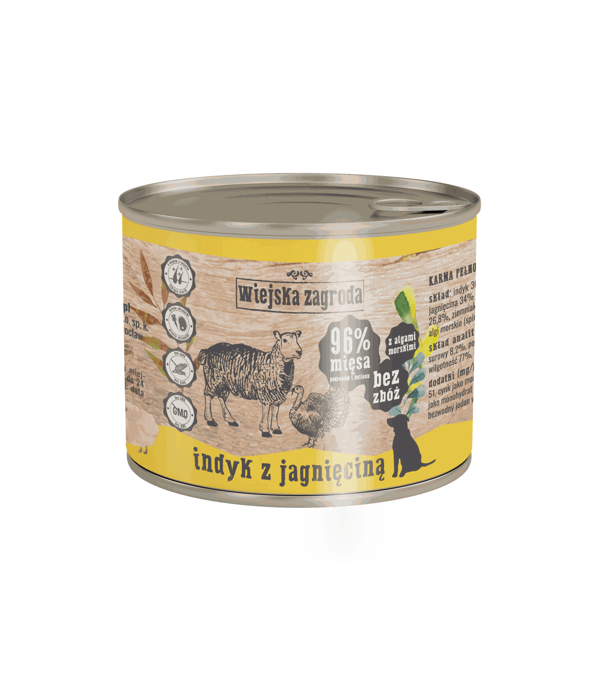 Wiejska Zagroda Indyk z jagnięciną 200g