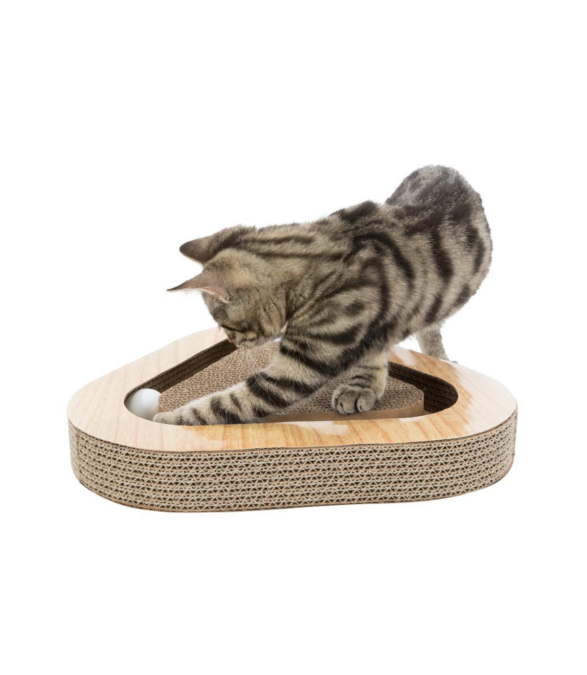 Kartonowy drapak leżący dla kota