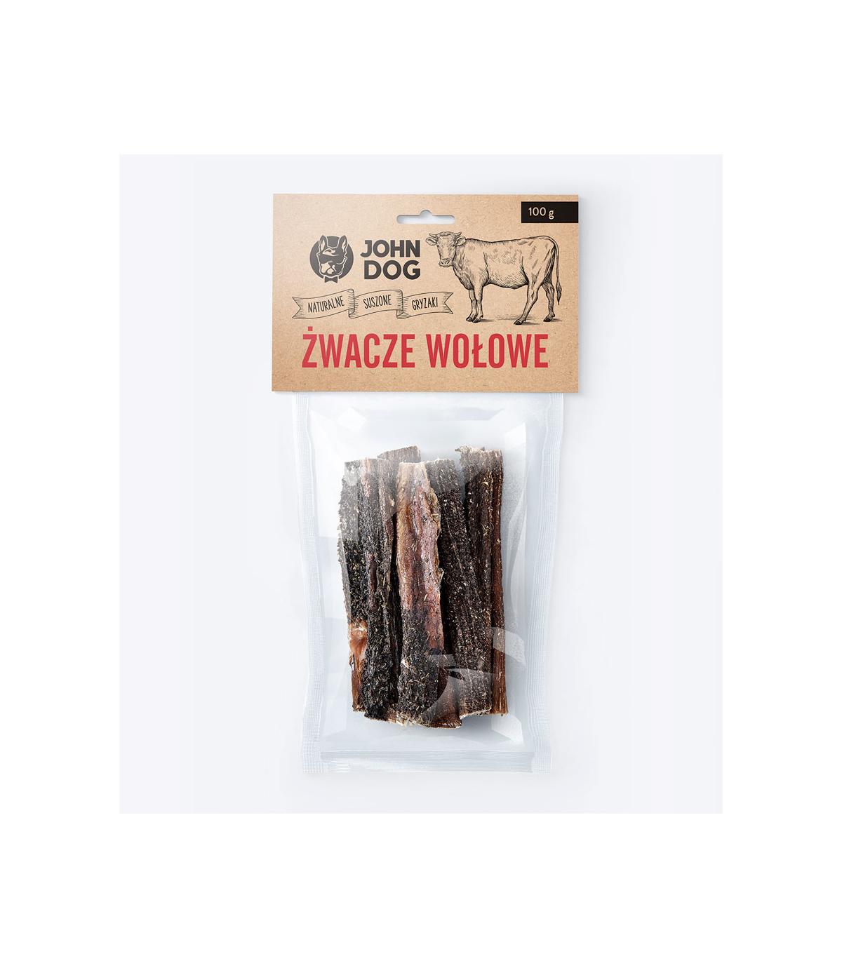 John Dog Żwacze wołowe 100g