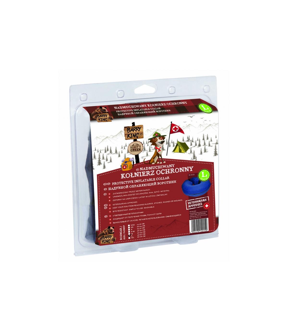 Kołnierz nadmuchiwany ochronny - L