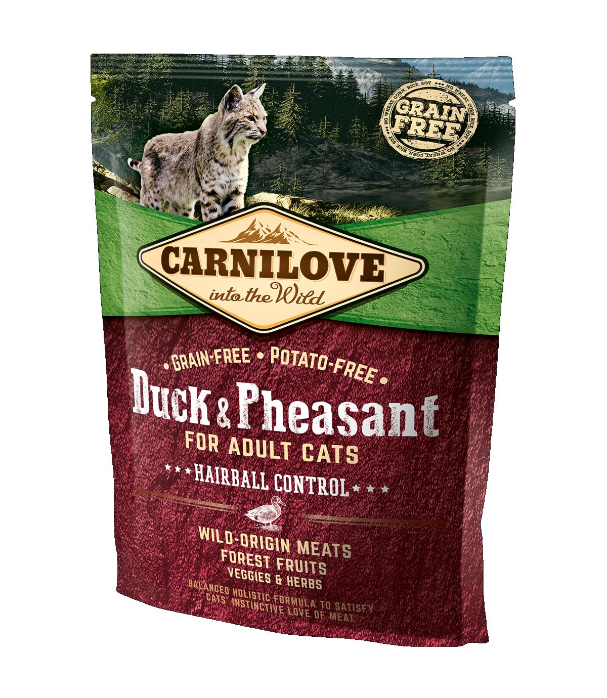 Carnilove Cat Duck & Pheasant Hairball - 0,4kg