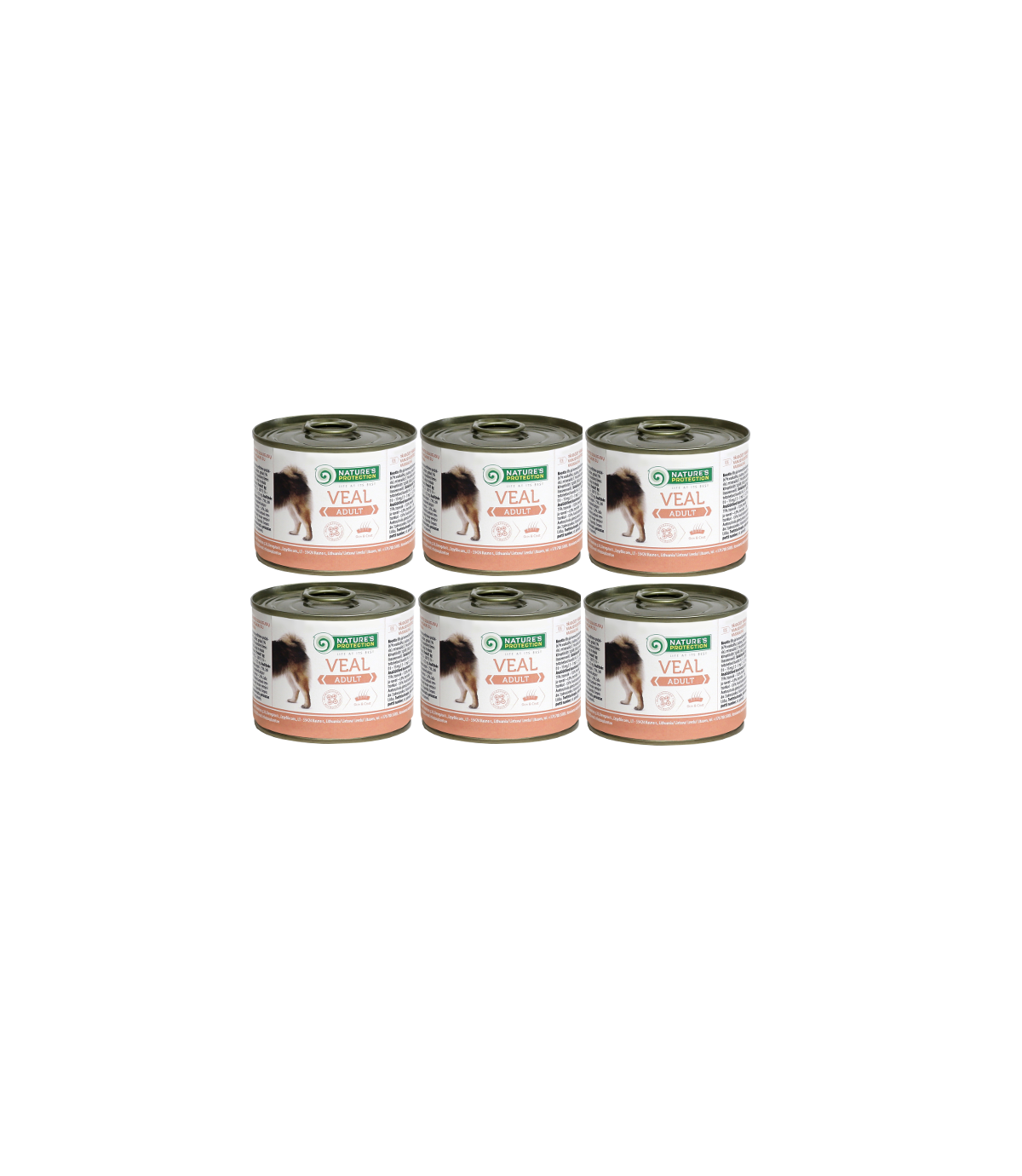 Nature's Protection Adult Veal 6x200g