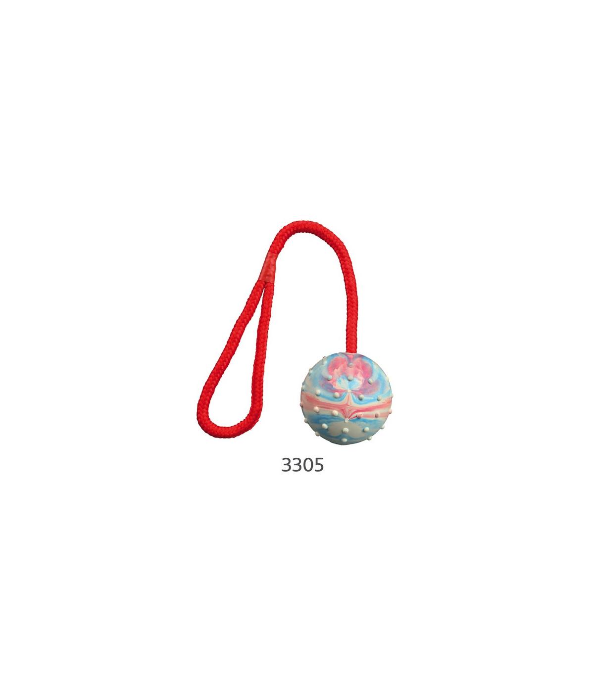 Piłka gumowa na sznurze - 6cm/30cm