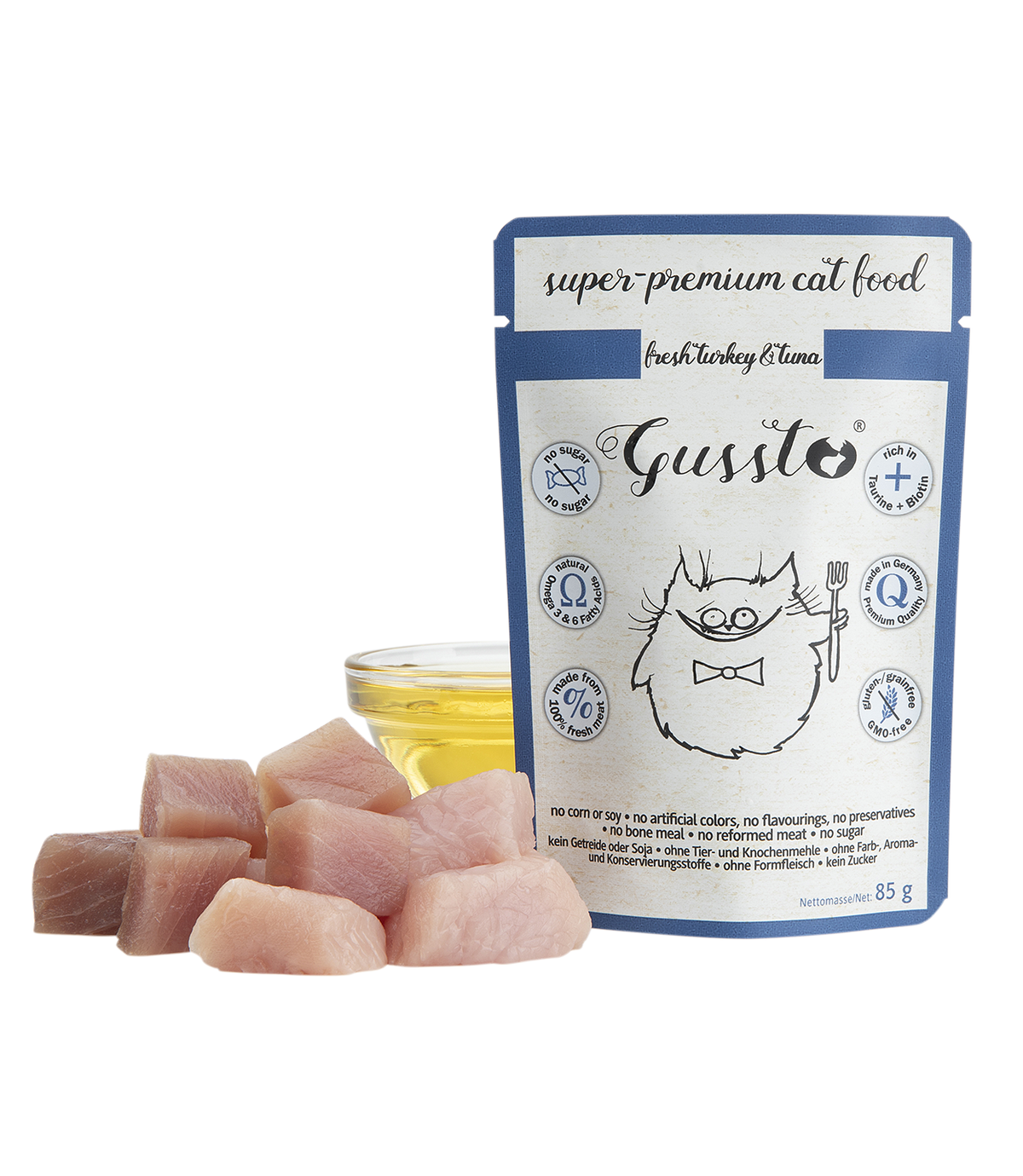 Gusstro Fresh Turkey & Tuna 85g