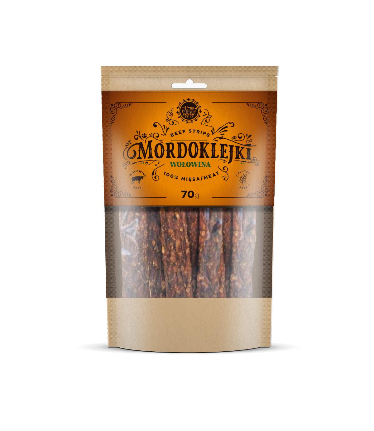 Mordoklejki Wołowina Trzypsy 70g