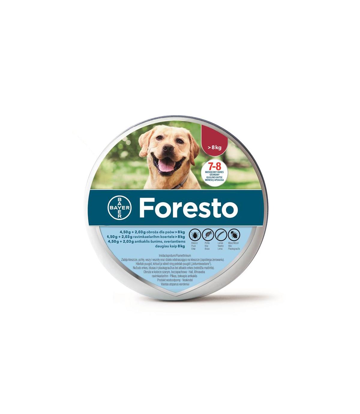 Obroża Foresto - dla średnich i dużych psów - 70cm