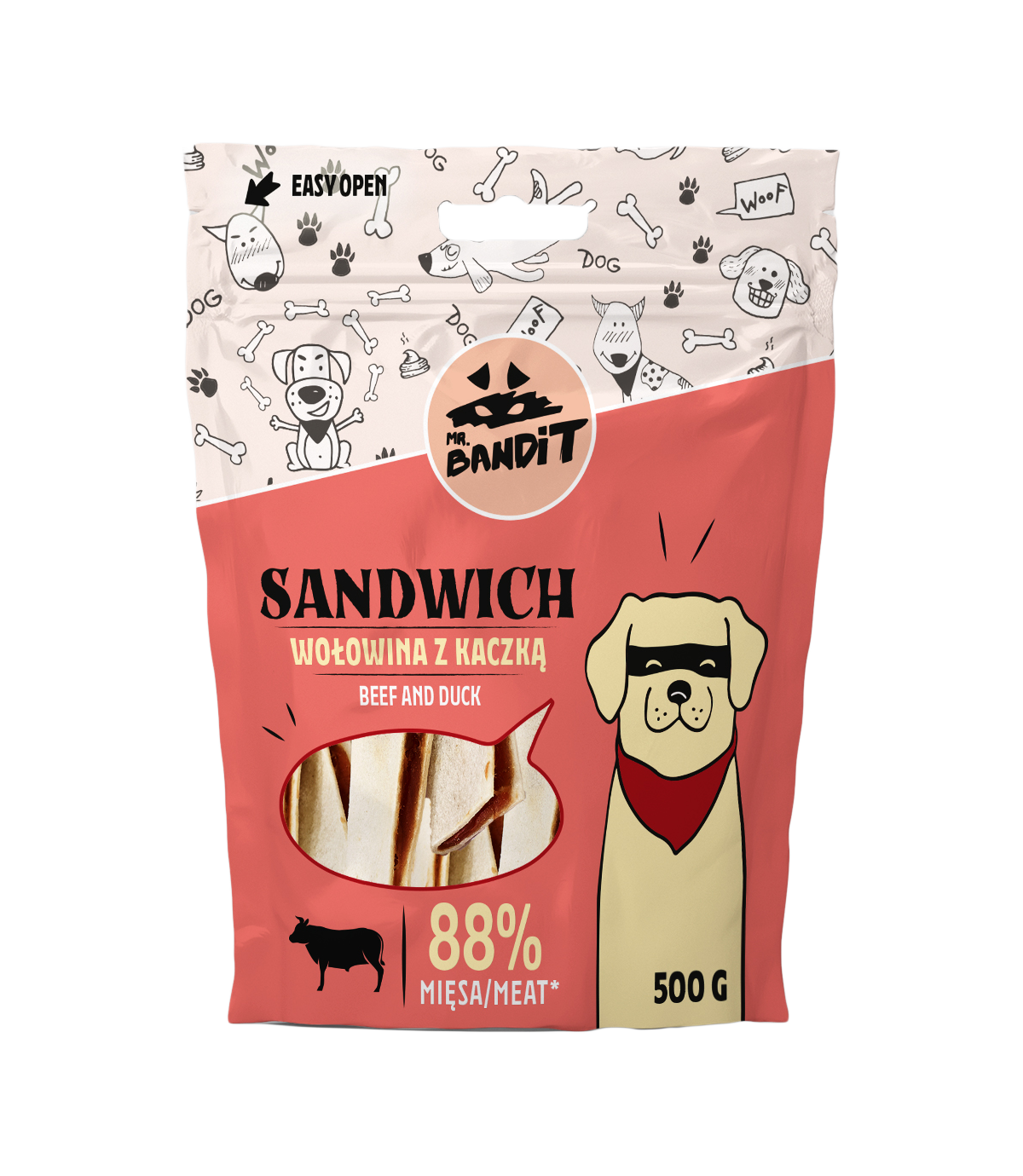 Mr. Bandit Sandwich Wołowina z kaczką 500g
