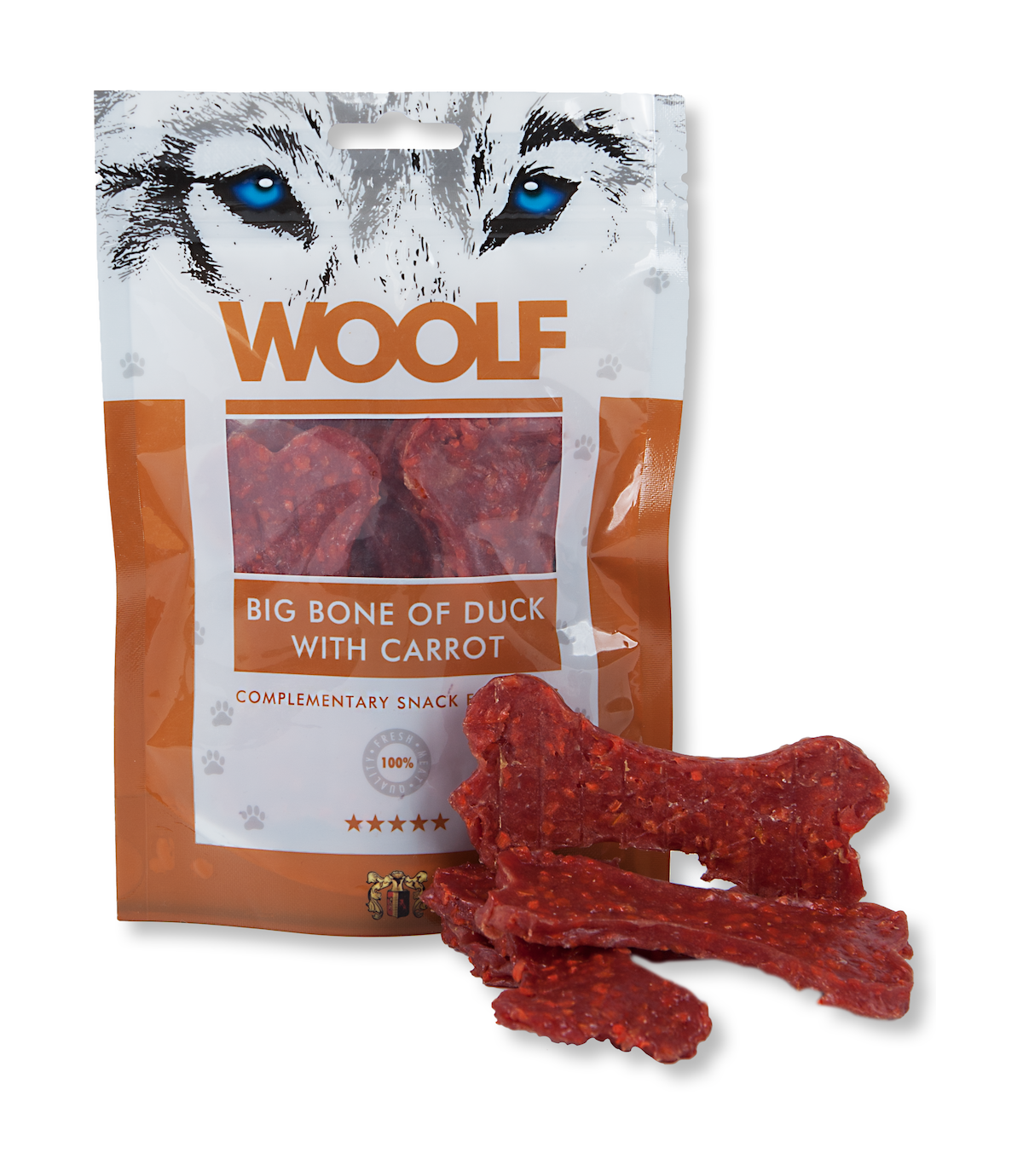 Woolf Big Bone of Duck with Carrot 100g