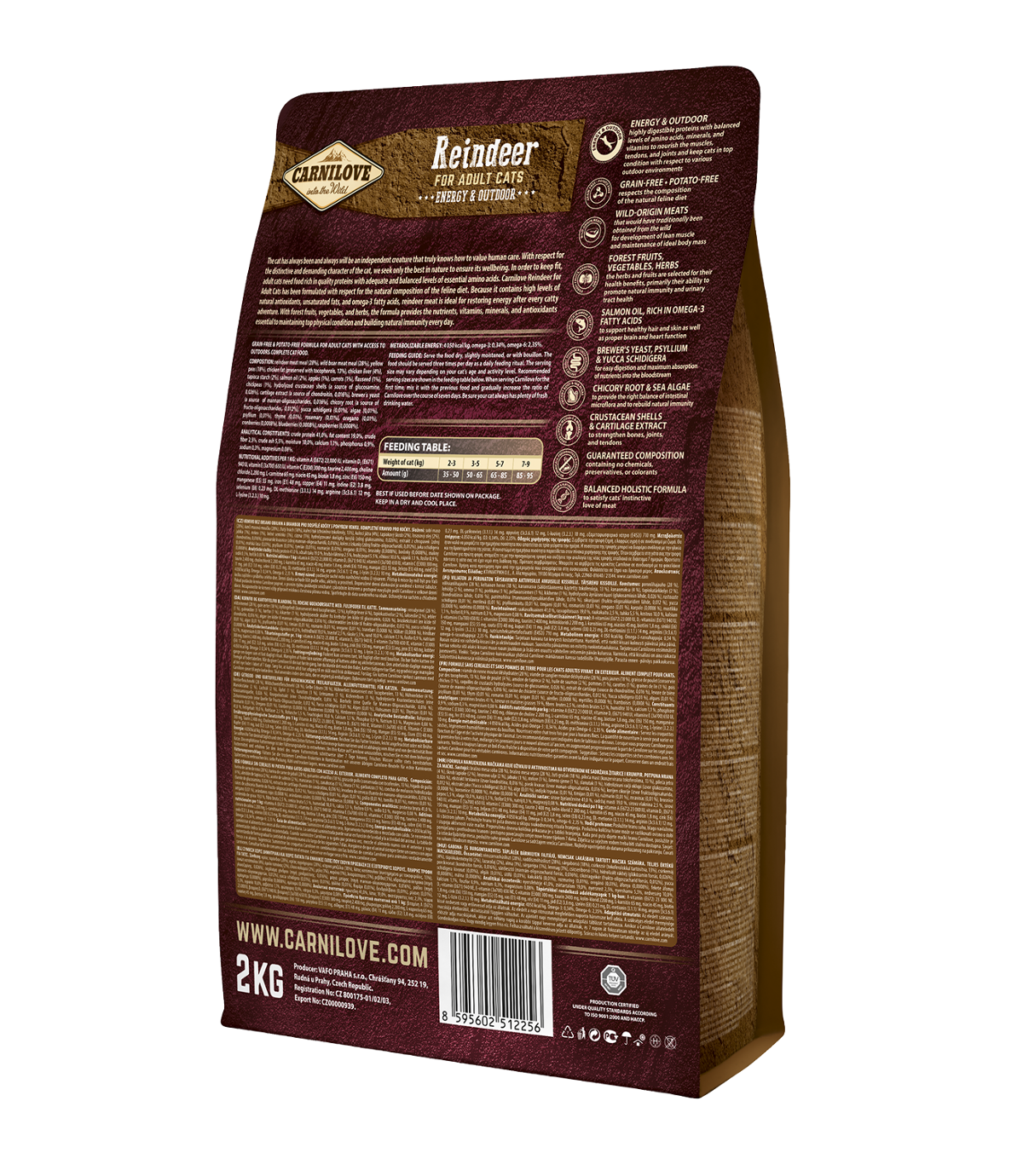 Carnilove Cat Reindeer Energy & Outdoor - 6kg