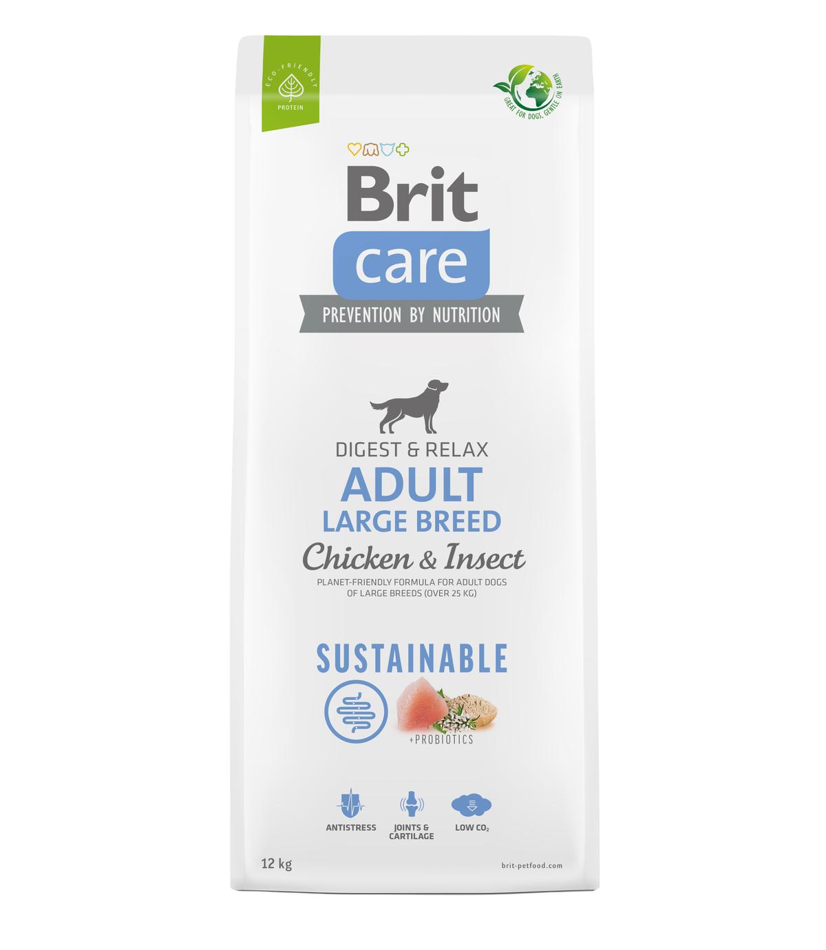 Brit Care Dog Sustainable Adult Large Chicken & Insect 12kg