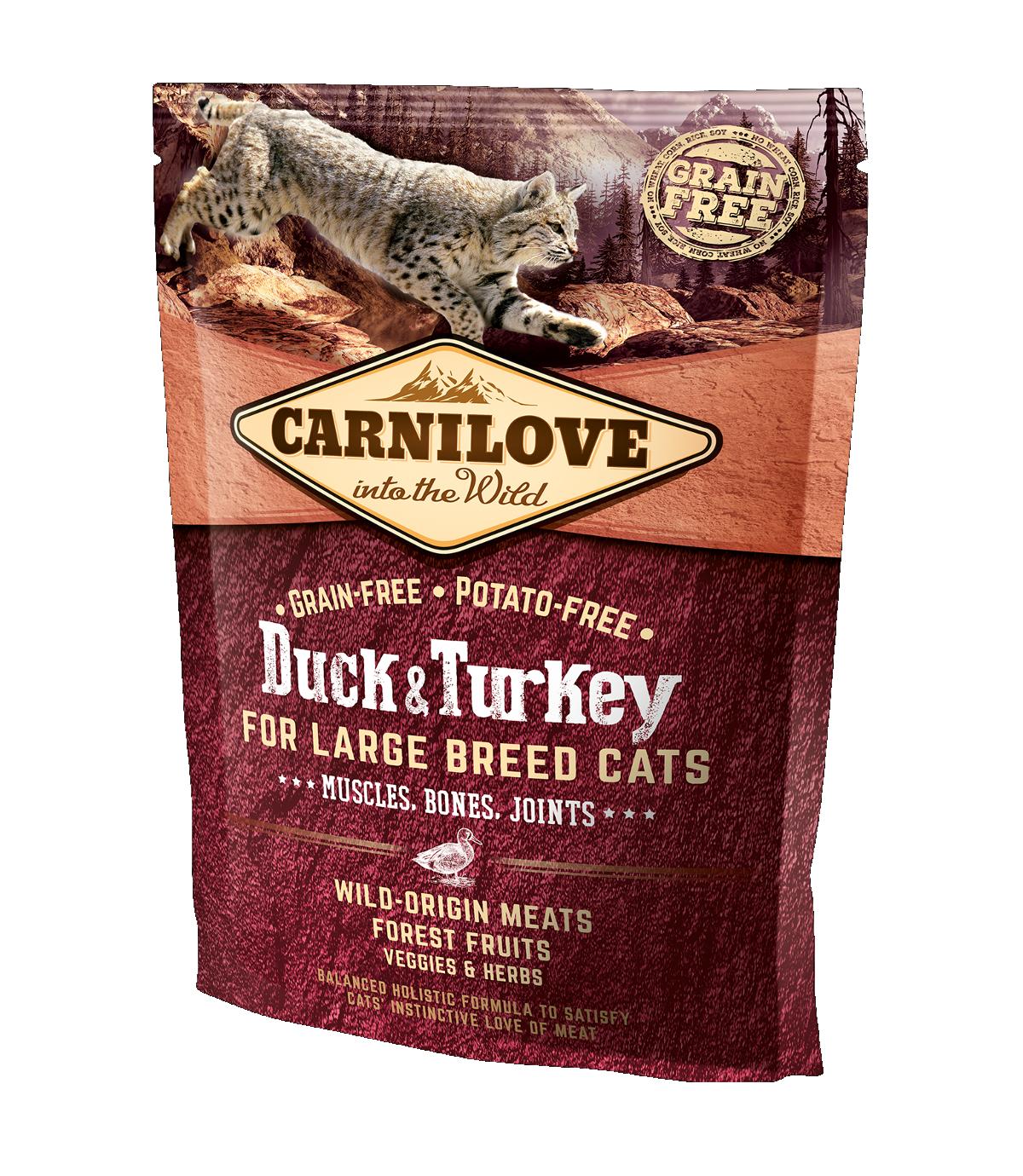 Carnilove Cat Large Breed Duck & Turkey - 0,4kg