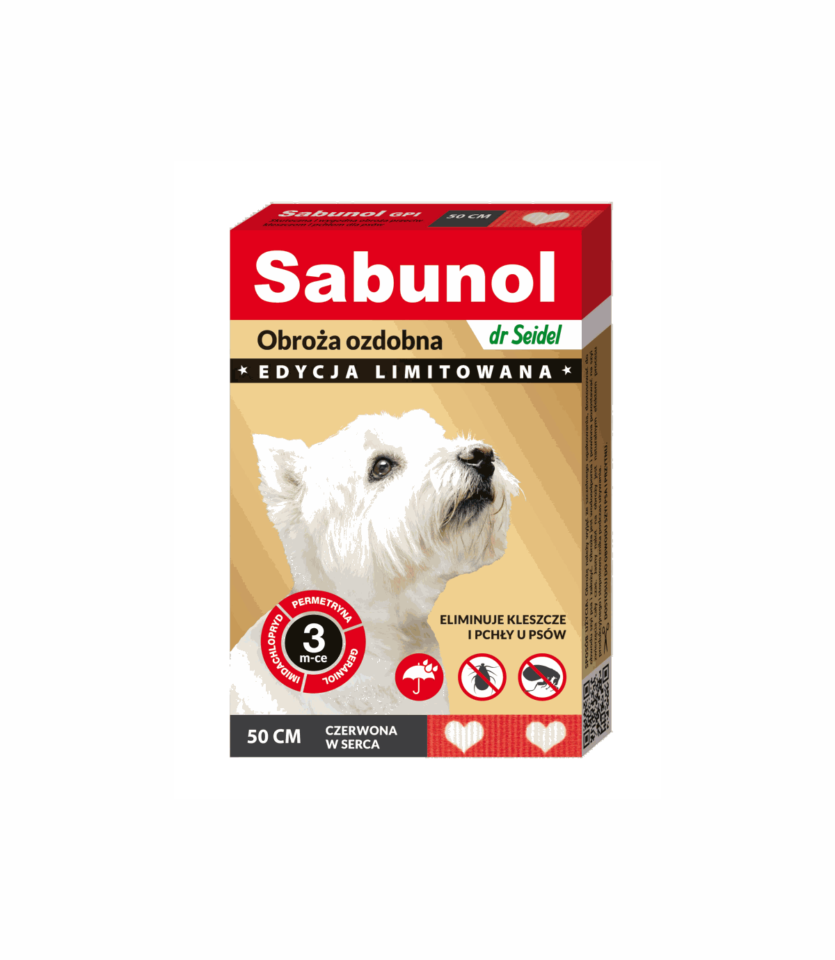 Obroża bójcza Sabunol ozdobna edycja limitowana 50cm