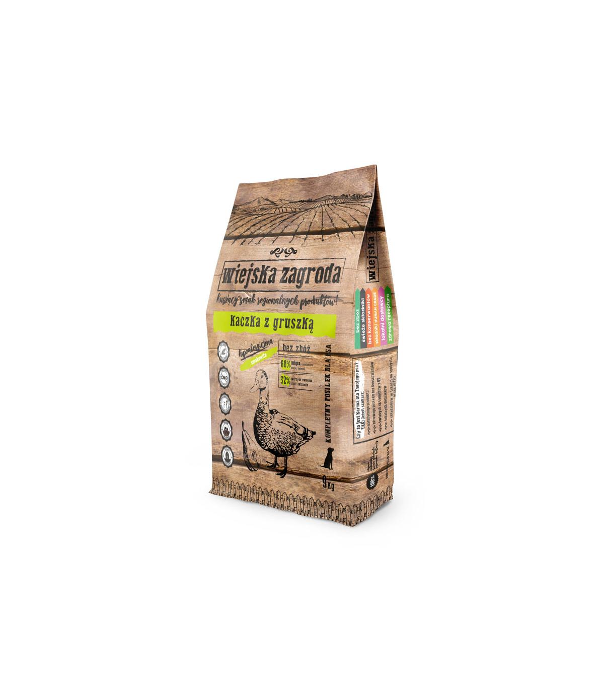 Wiejska Zagroda kaczka z gruszką 9kg