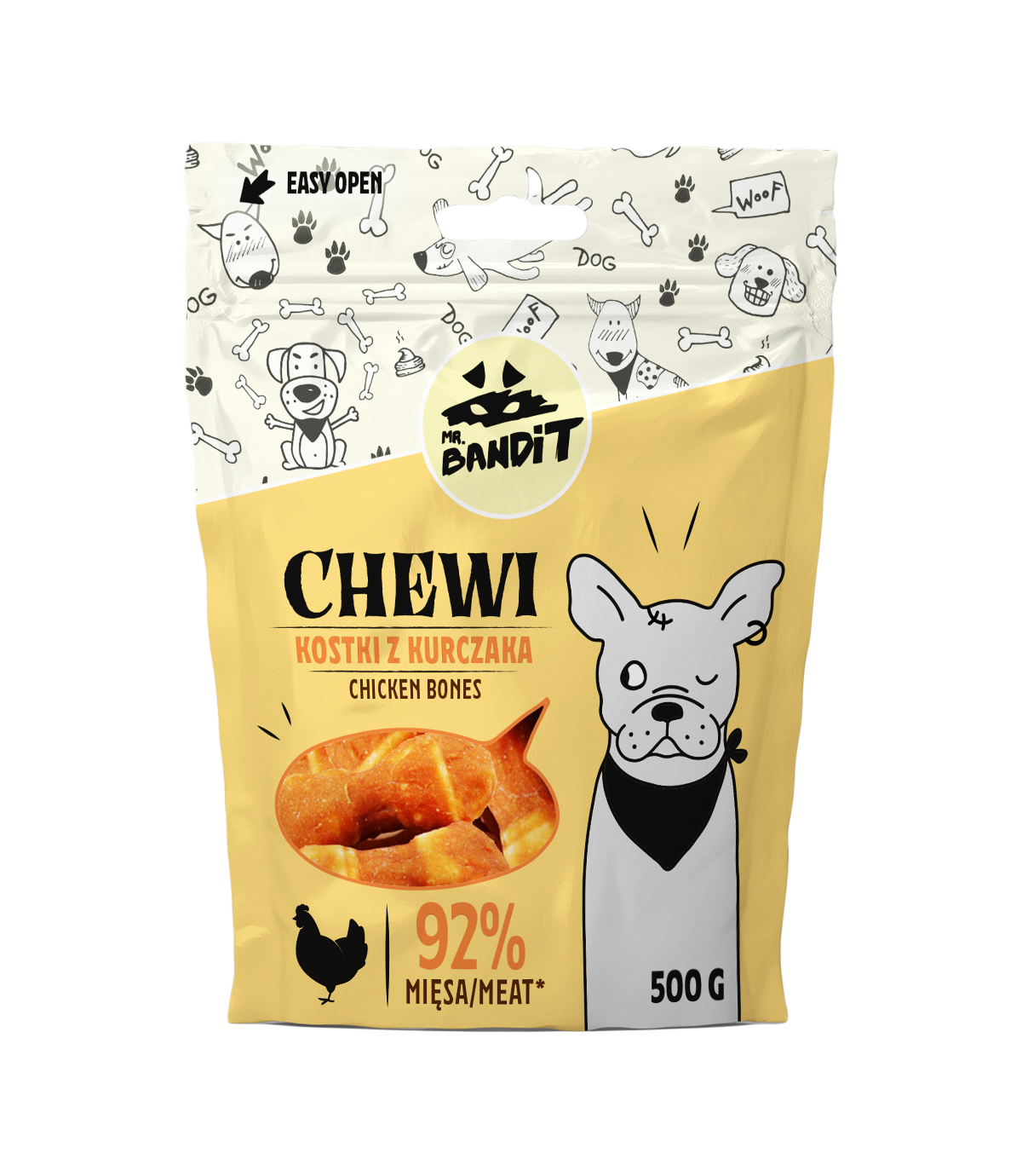 Mr. Bandit Chewi Kostki z kurczaka 500g