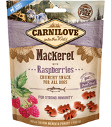 Carnilove Crunchy Snack Mackrel & Raspberries - 200g