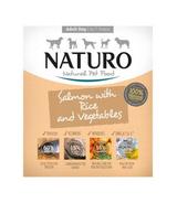 Naturo łosoś z ryżem i warzywami 400g