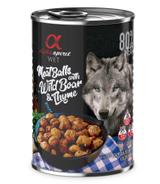 Alpha Spirit Mięsne klopsiki z dzikiem i tymiankiem 400g