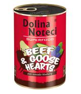 Dolina Noteci Superfood Wołowina i serca gęsi 400g