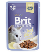 Brit Premium Cat Adult Beef Fillets w galaretce 85g