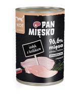 Pan Mięsko dla kota Indyk z królikiem 400g