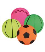 Piłka z miękkiej gumy - 6cm - neonowa