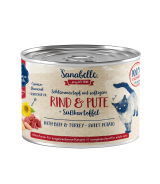 Sanabelle Adult with juicy Beef & Turkey & Sweet Potato 180g