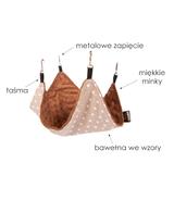 Hamak kwadratowy dla gryzoni 45x45 cm