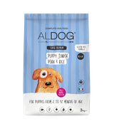 Aldog Puppy Junior Medium Pork & Rice 3kg