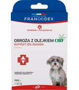 Obroża z olejkiem CBD 60cm